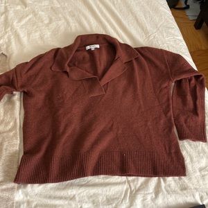 Madewell collar sweater